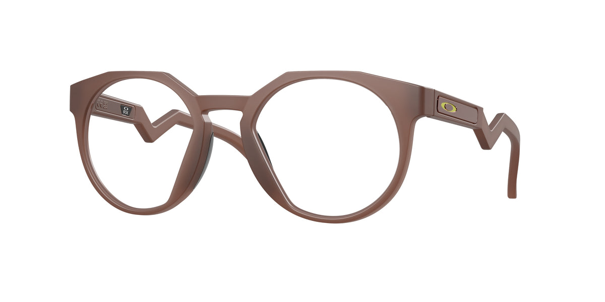OAKLEY FRAME 0OX8139 TRANSPARENT MAHOGANY round glasses by OAKLEY