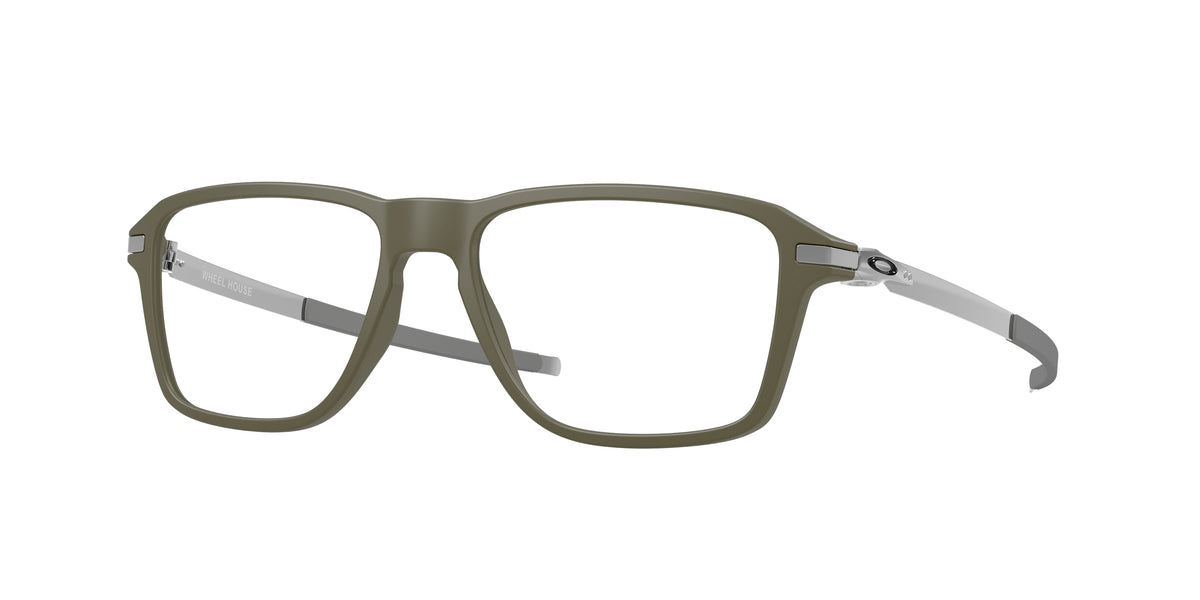 OAKLEY FRAME 0OX8166 DARK BRUSHED square glasses by OAKLEY