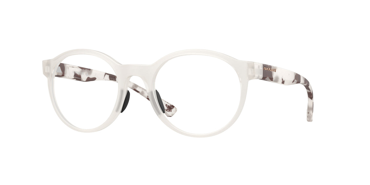 OAKLEY FRAME 0OX8176 MATTE TRANSPARENT OPALINE round glasses by OAKLEY