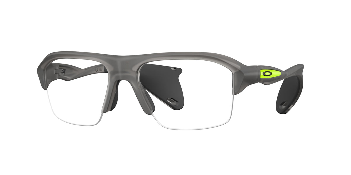 OAKLEY FRAME 0OX8198 SATIN GREY SMOKE rectangle glasses by OAKLEY