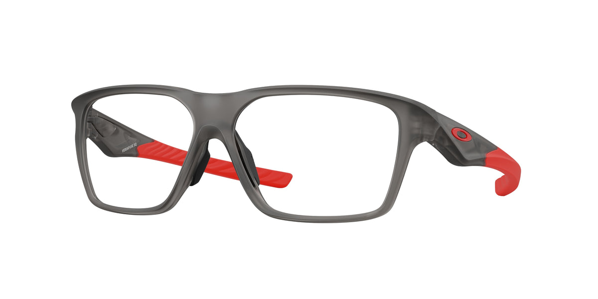 OAKLEY FRAME 0OX8201 SATIN GREY SMOKE rectangle glasses by OAKLEY