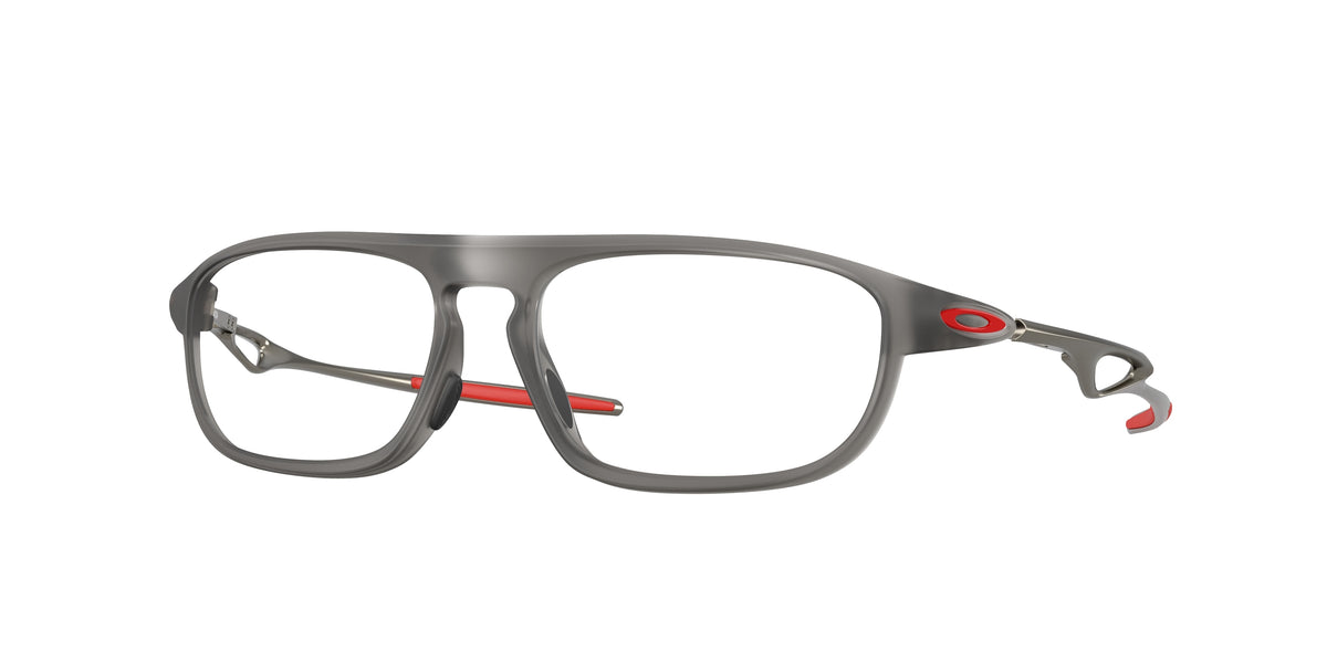 OAKLEY FRAME 0OX8203 SATIN GREY SMOKE rectangle glasses by OAKLEY