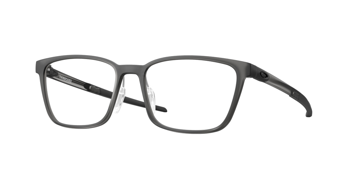 OAKLEY FRAME 0OX8205 SATIN GREY SMOKE rectangle glasses by OAKLEY