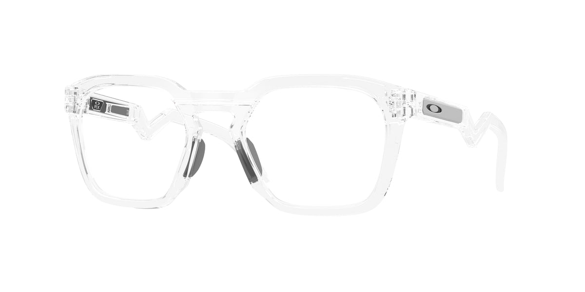 OAKLEY FRAME 0OX8208 POLISHED CLEAR square glasses by OAKLEY