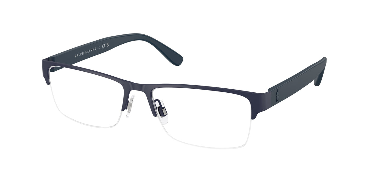 POLO 0PH1164 MATTE NAVY BLUE rectangle glasses by POLO