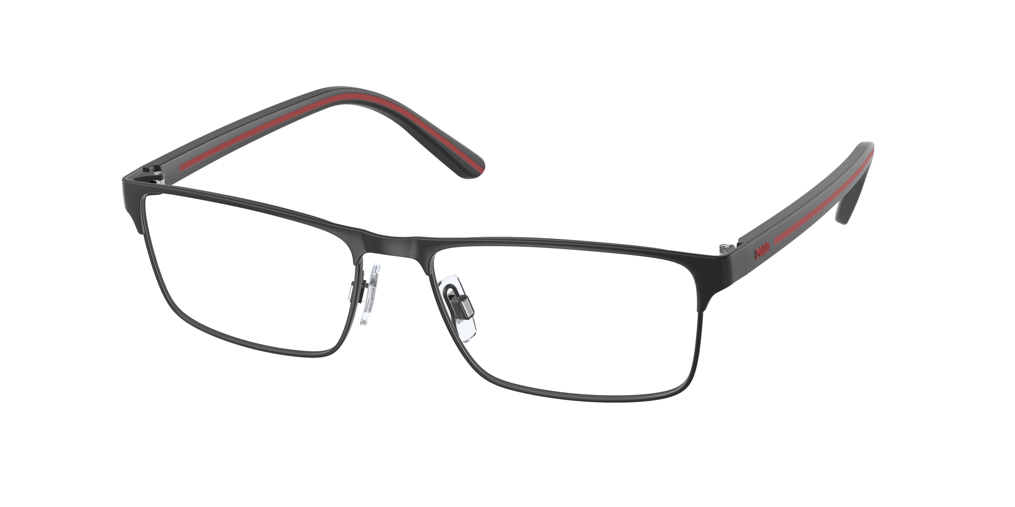 POLO 0PH1207 MATTE BLACK rectangle glasses by POLO