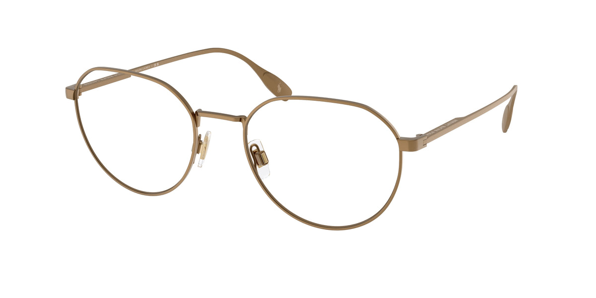POLO 0PH1233 SEMI-SHINY BRASS round glasses by POLO