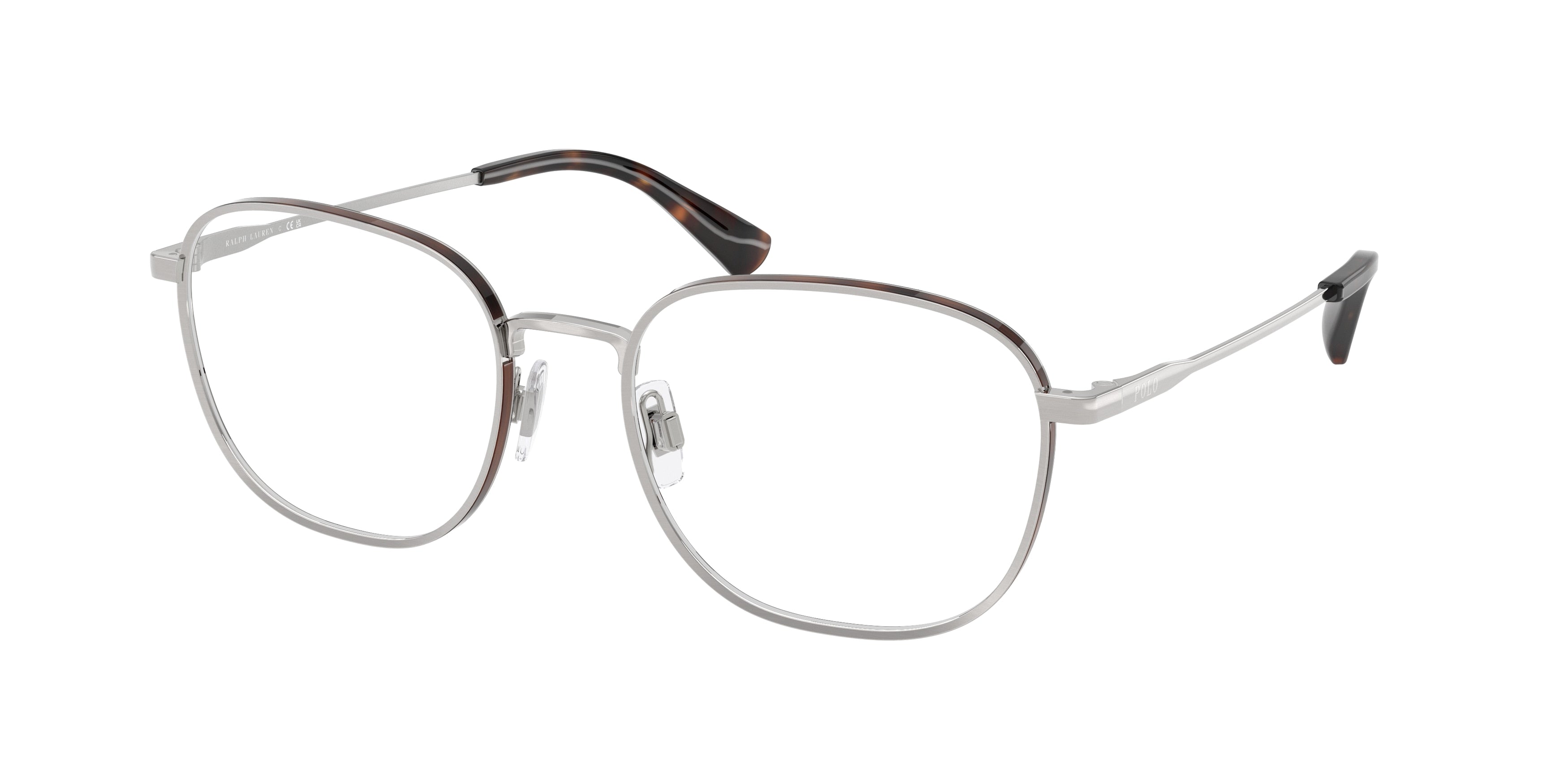 POLO 0PH1242 BRUSHED SILVER square glasses by POLO