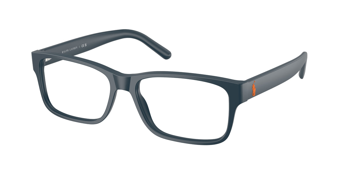 POLO 0PH2117 MATTE NAVY BLUE rectangle glasses by POLO