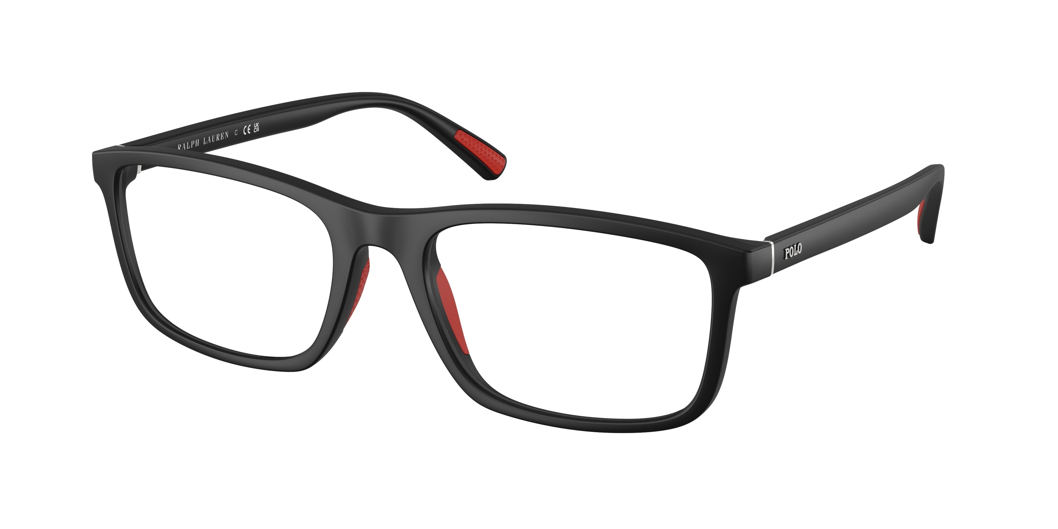 POLO 0PH2291U MATTE BLACK rectangle glasses by POLO