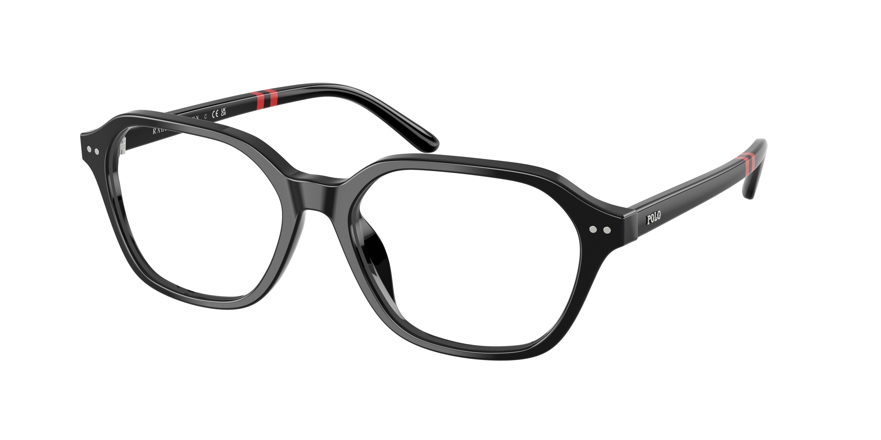 POLO 0PH2295U SHINY BLACK square glasses by POLO