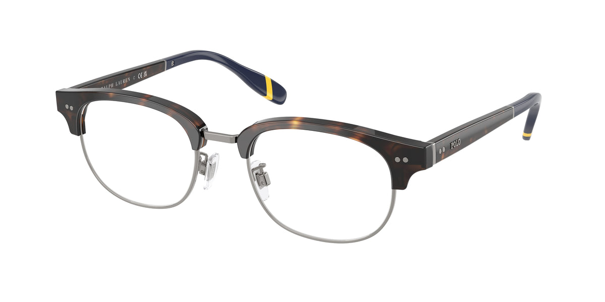 POLO 0PH2298D SHINY HAVANA square glasses by POLO
