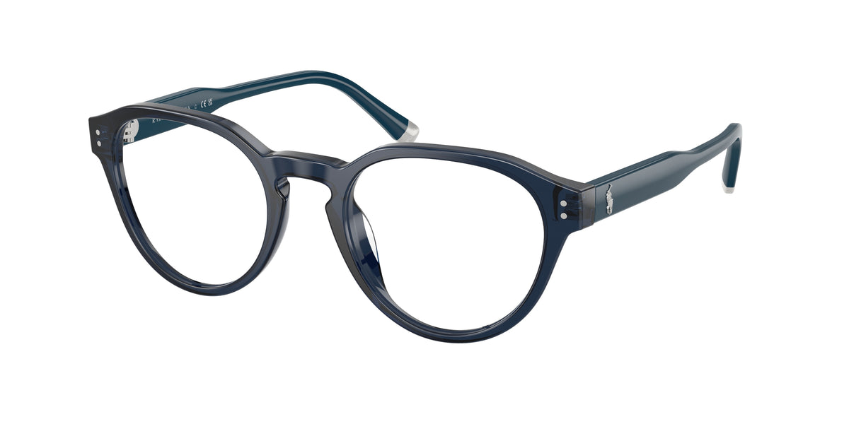 POLO 0PH2304U SHINY TRANSPARENT NAVY BLUE phantos glasses by POLO