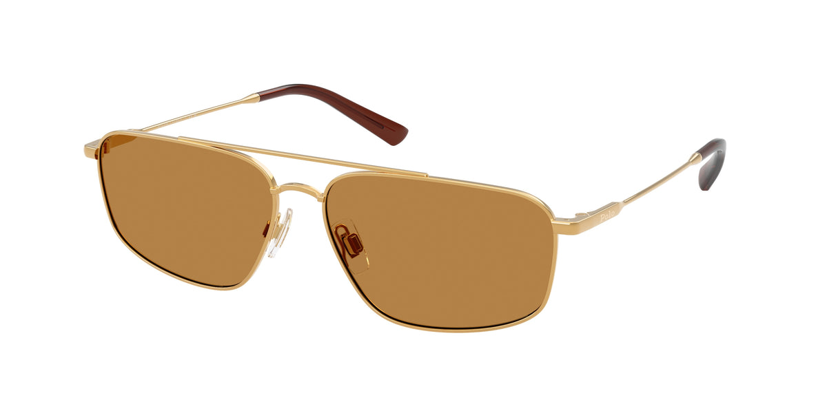POLO 0PH3164 SHINY BRASS rectangle sunglasses by POLO