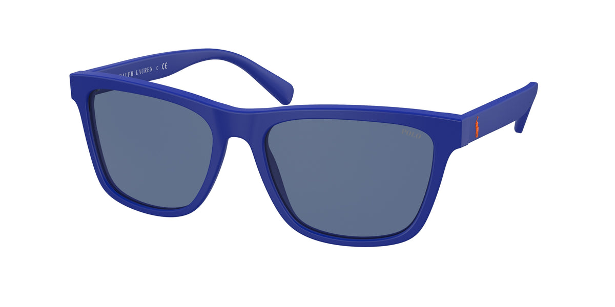 POLO 0PH4167 MATTE ROYAL BLUE rectangle sunglasses by POLO