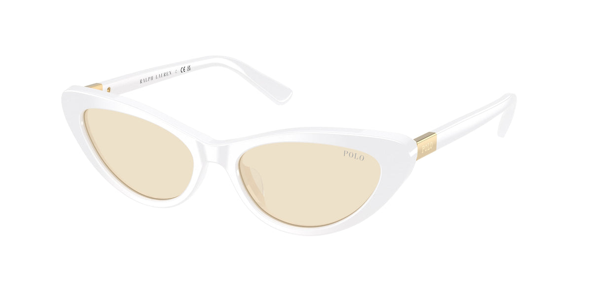 POLO 0PH4199U SHINY WHITE cat eye sunglasses by POLO