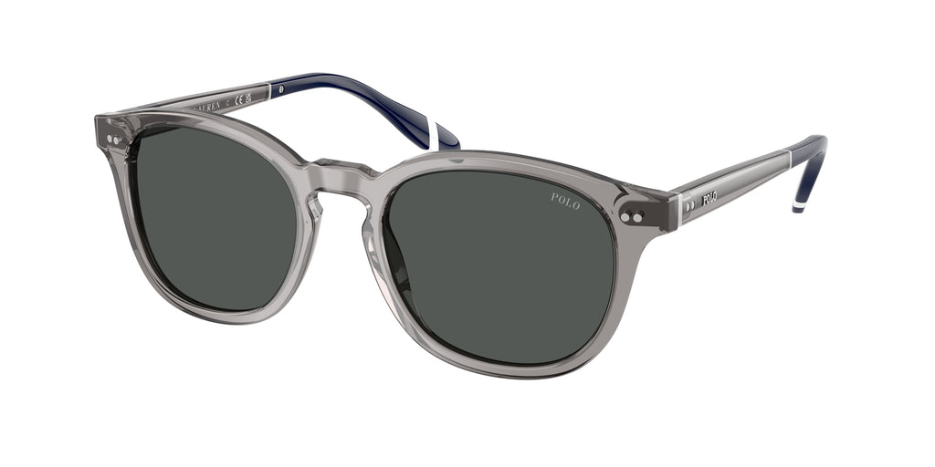 POLO 0PH4206 SHINY TRANSPARENT GREY phantos sunglasses by POLO
