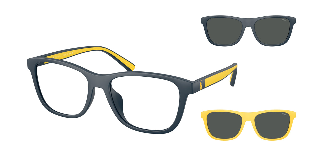 POLO 0PH4228U MATTE NAVY BLUE square sunglasses by POLO