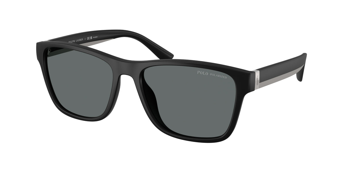 POLO 0PH4229U MATTE BLACK square sunglasses by POLO