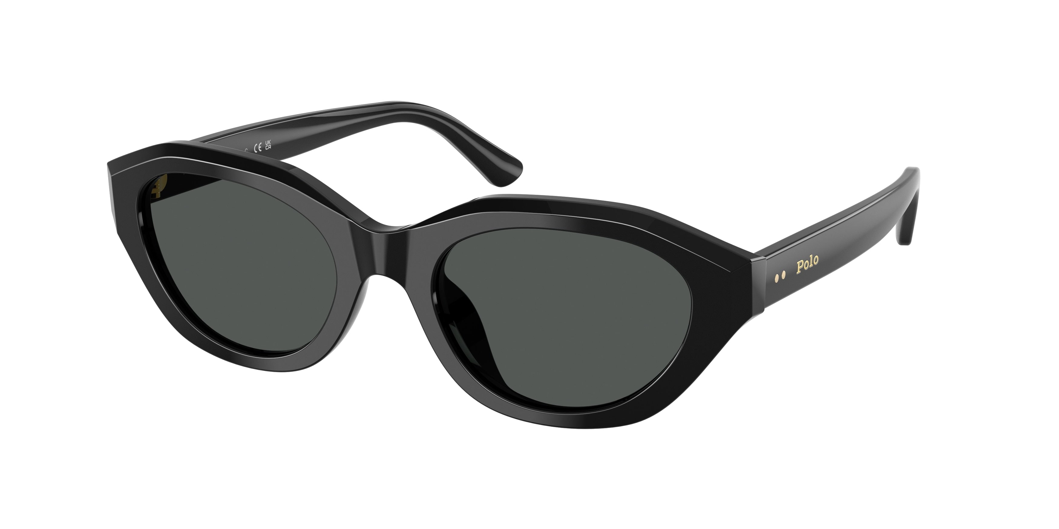 POLO 0PH4237U SHINY BLACK cat eye sunglasses by POLO