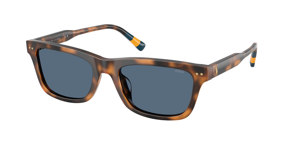 POLO 0PH4240U SHINY RED HAVANA pillow sunglasses by POLO