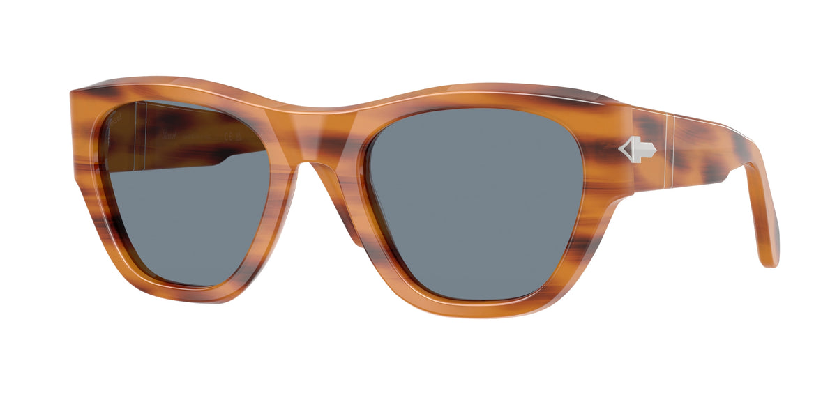 PERSOL 0PO0054S STRIPED BROWN pillow sunglasses by PERSOL