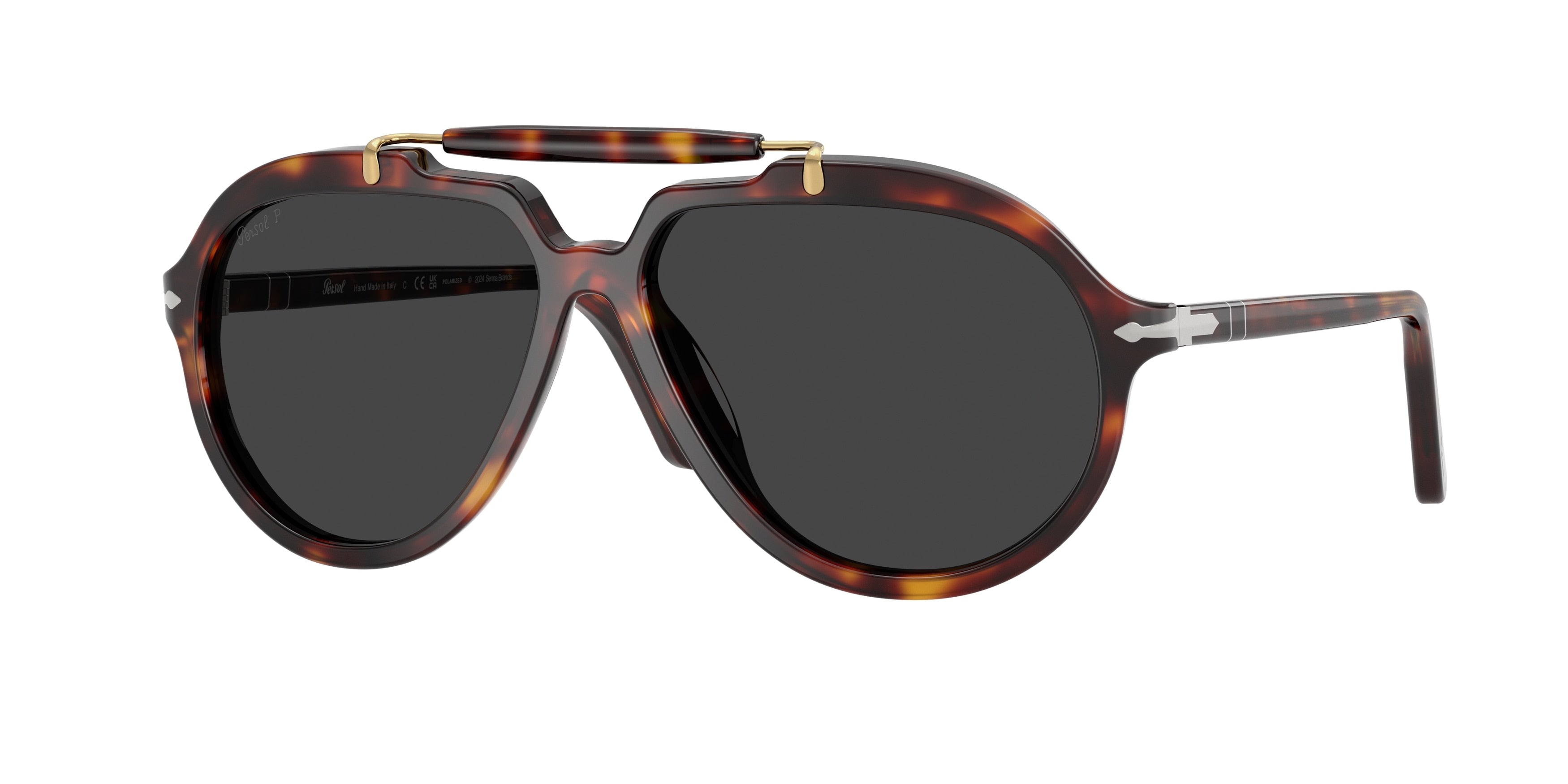 PERSOL 0PO0202S HAVANA square sunglasses by PERSOL