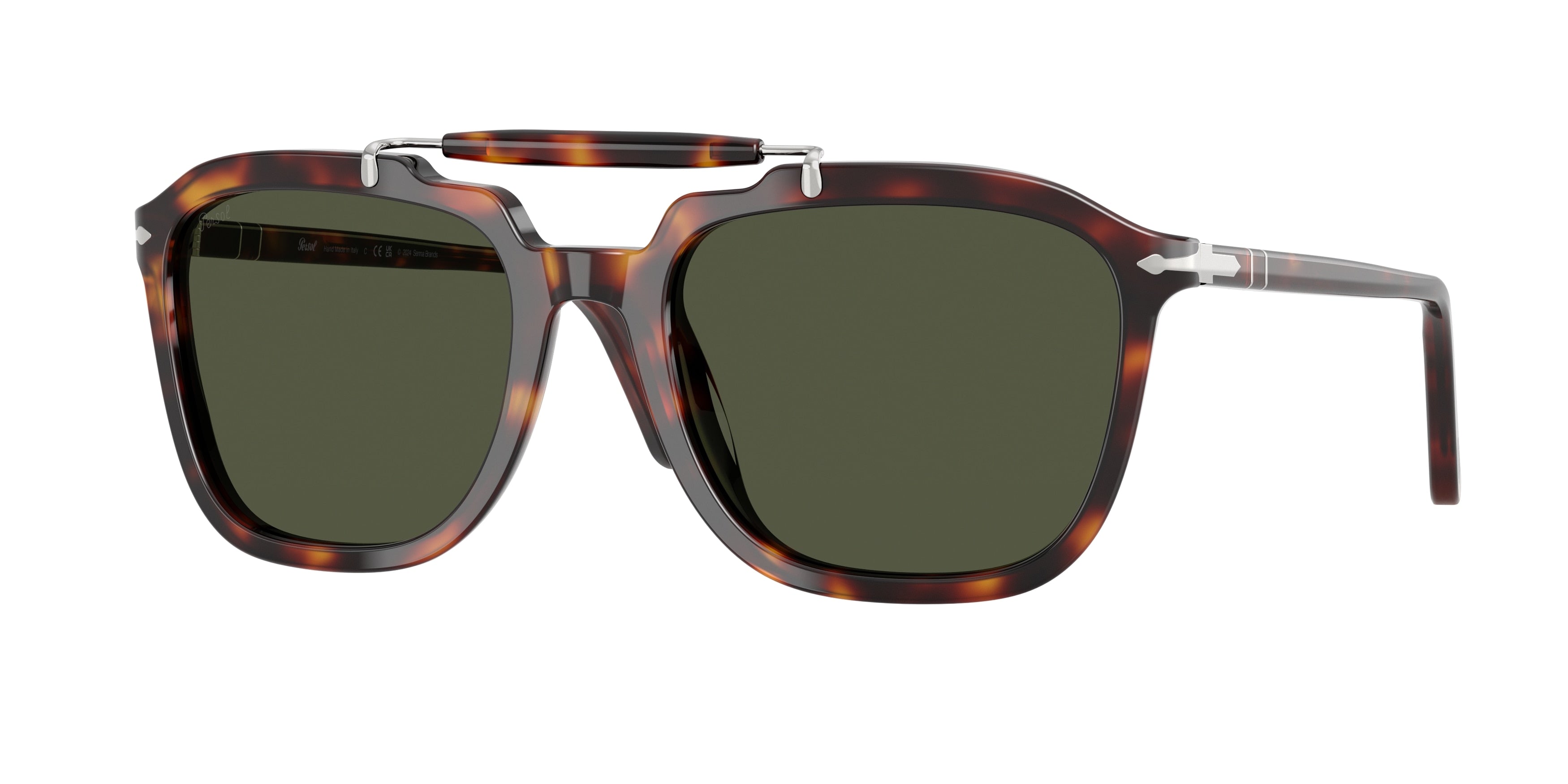 PERSOL 0PO0203S HAVANA square sunglasses by PERSOL