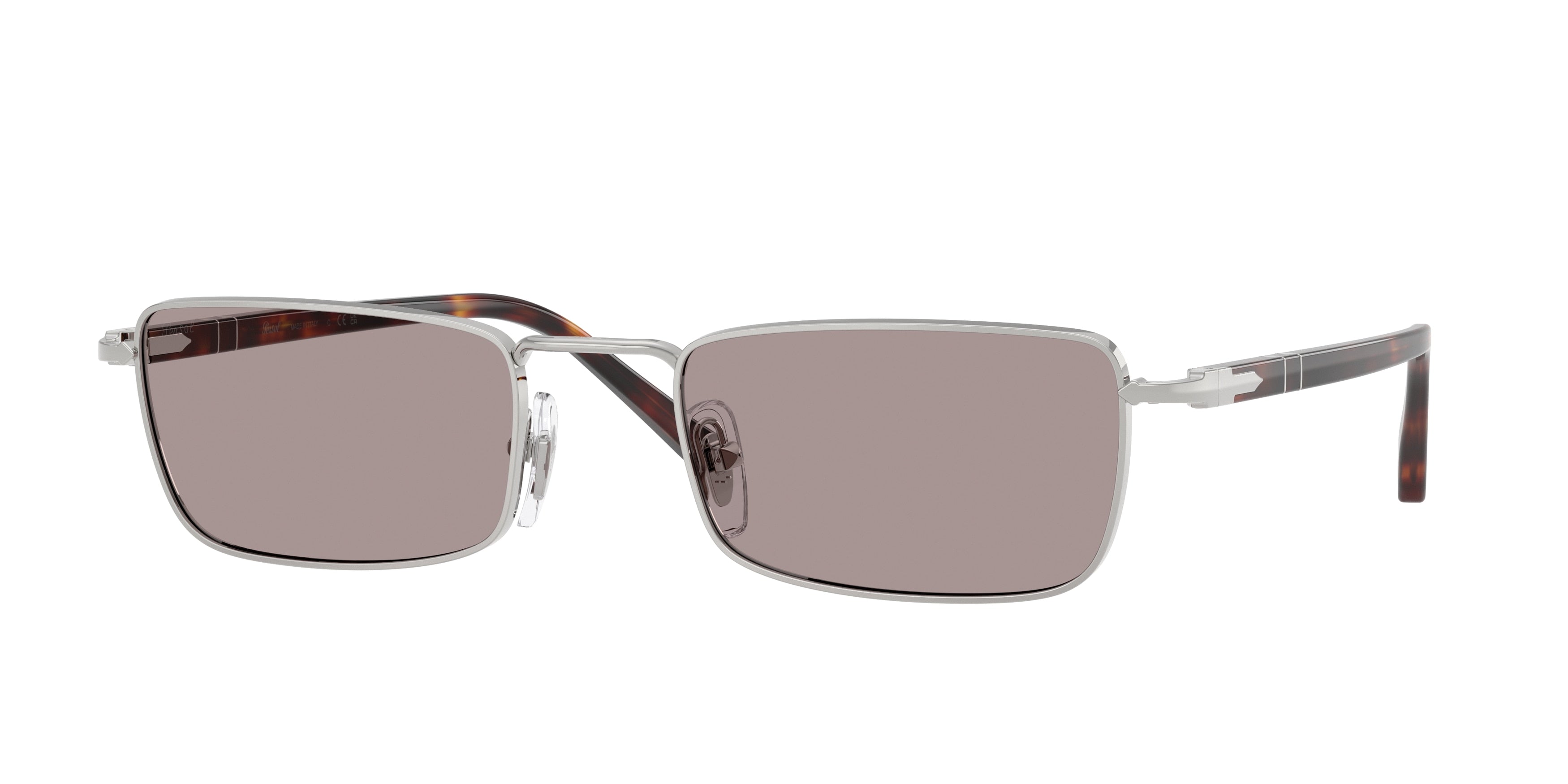 PERSOL 0PO1025S SILVER rectangle sunglasses by PERSOL