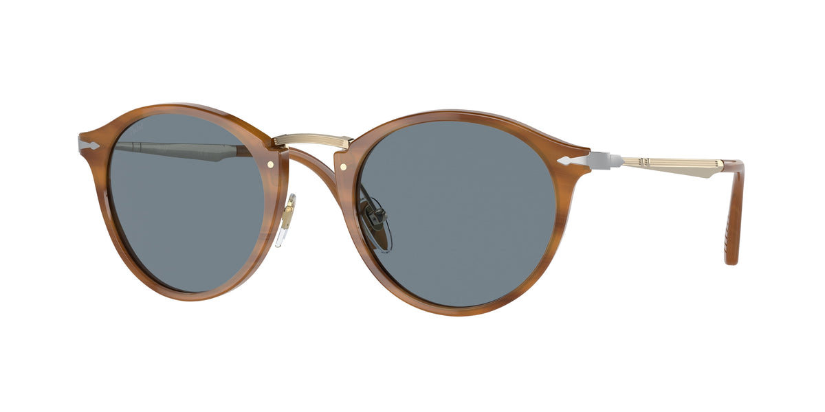 PERSOL 0PO3166S STRIPED BROWN phantos sunglasses by PERSOL
