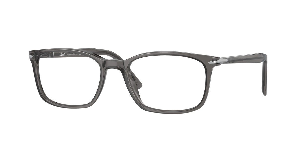 PERSOL 0PO3189V TRANSPARENT GREY square glasses by PERSOL