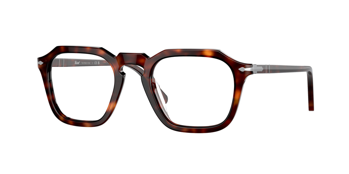 PERSOL 0PO3292V HAVANA square glasses by PERSOL