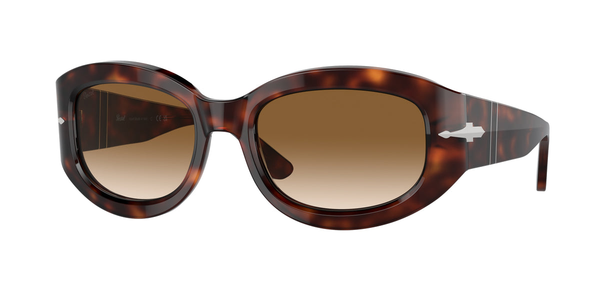 PERSOL 0PO3335S HAVANA pillow sunglasses by PERSOL