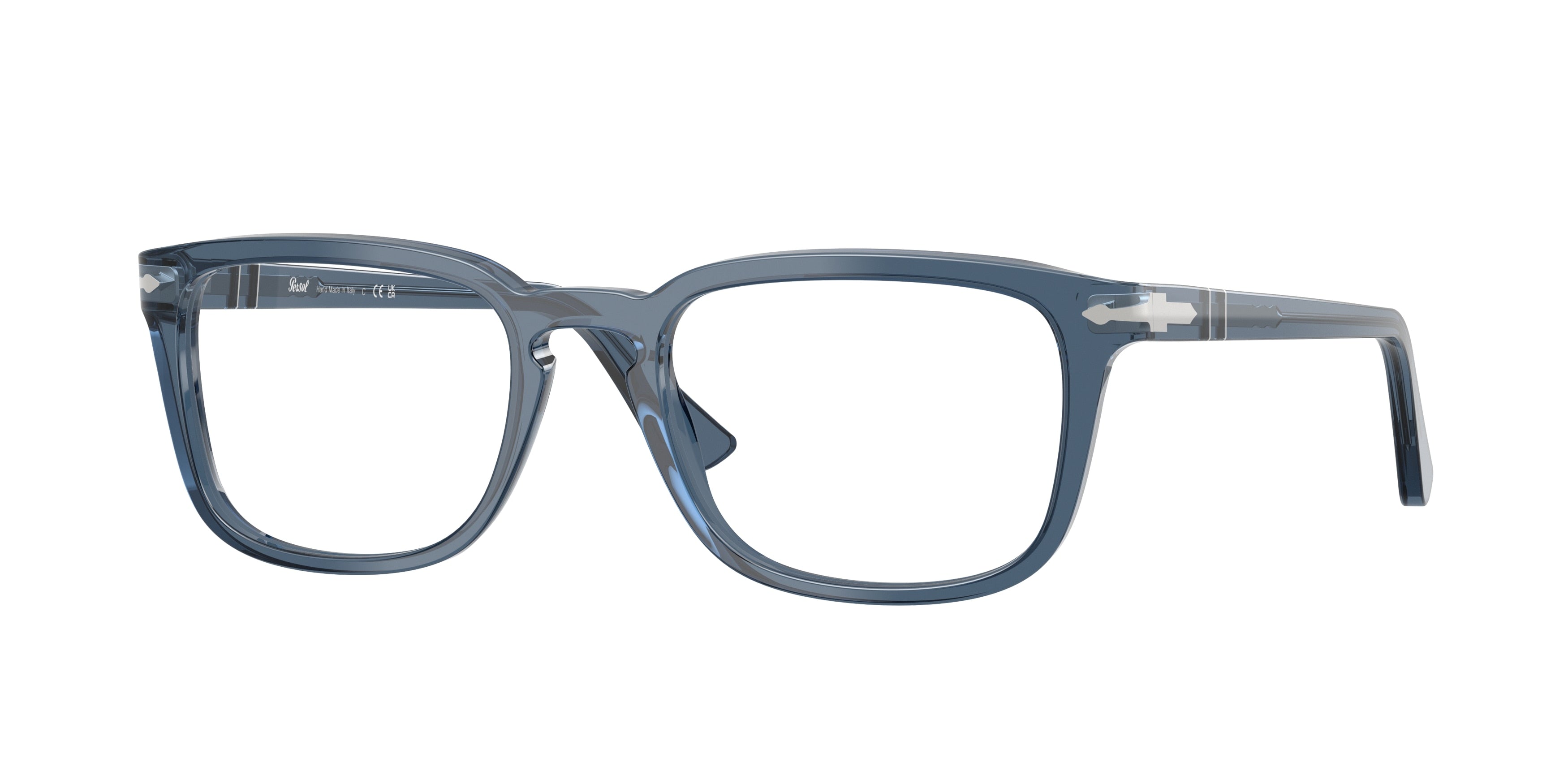 PERSOL 0PO3382V TRANSPARENT DENIM BLUE pillow glasses by PERSOL
