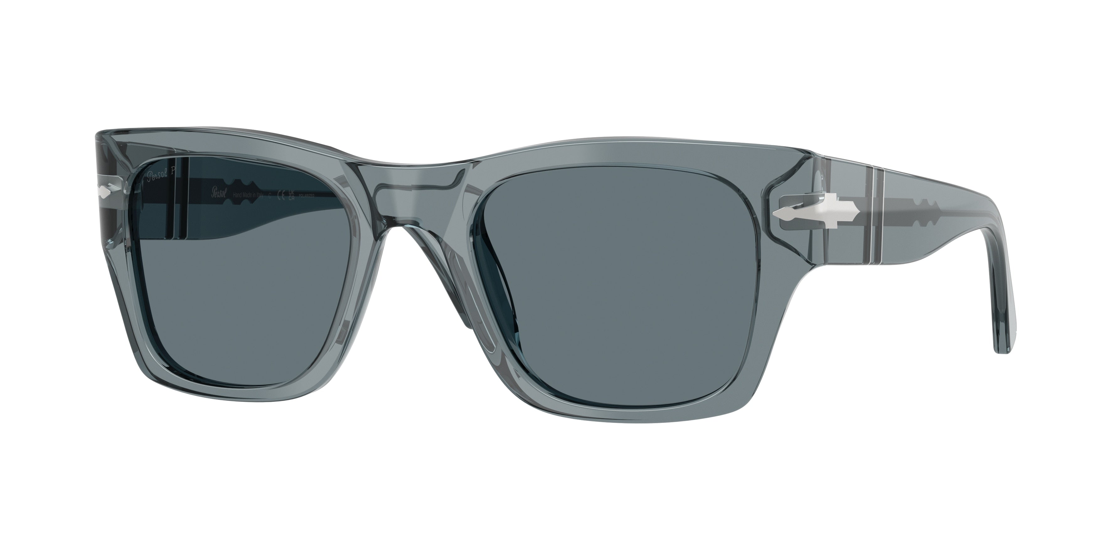 PERSOL 0PO3384S TRANSPARENT OCEAN square sunglasses by PERSOL