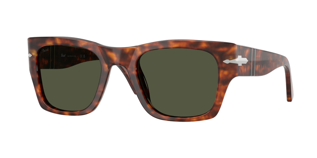 PERSOL 0PO3384S HAVANA square sunglasses by PERSOL