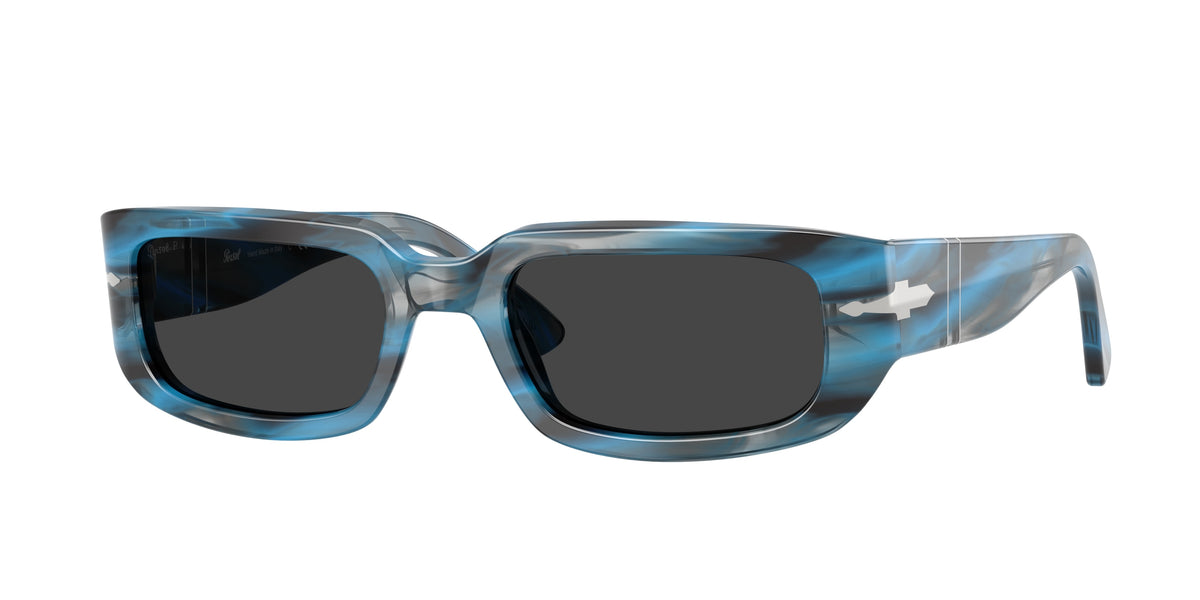 PERSOL 0PO3385S STRIPED BLUE AND GREY pillow sunglasses by PERSOL