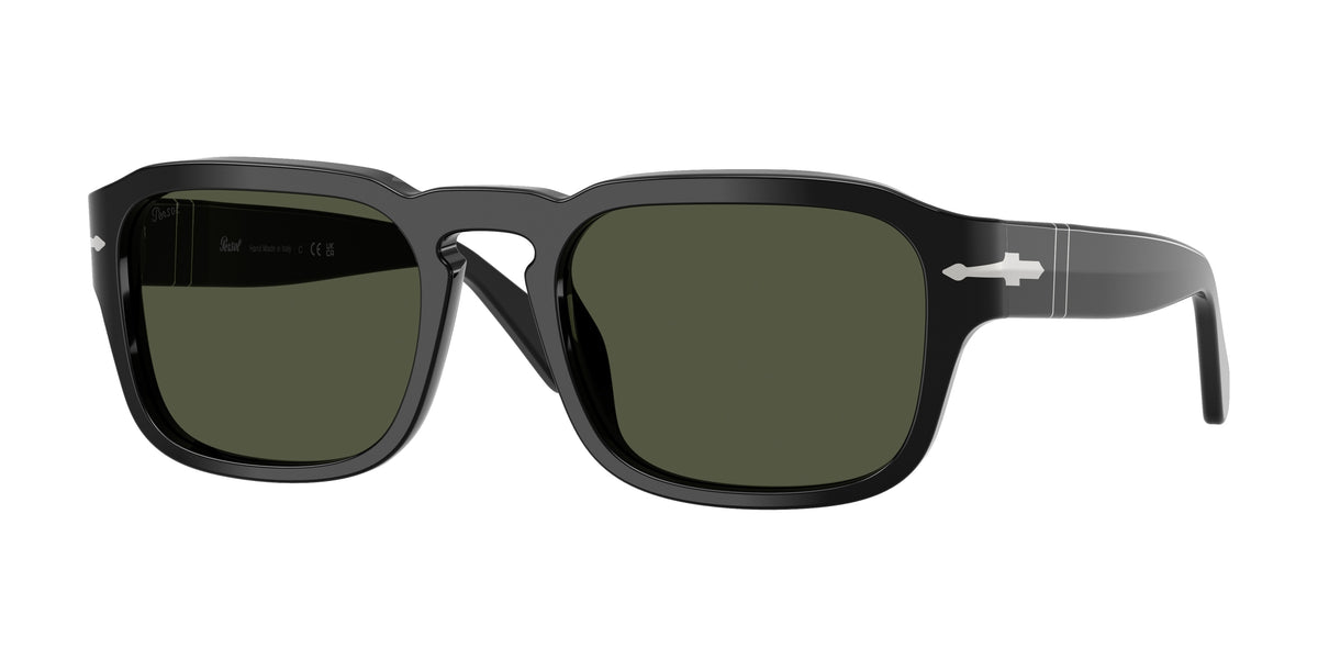 PERSOL 0PO3386S BLACK pillow sunglasses by PERSOL