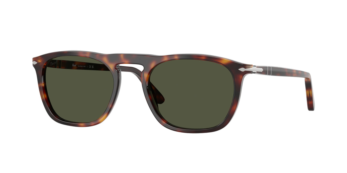 PERSOL 0PO3391S HAVANA square sunglasses by PERSOL