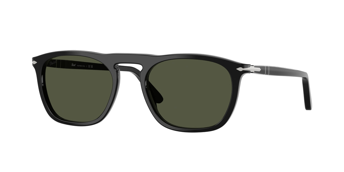 PERSOL 0PO3391S BLACK square sunglasses by PERSOL