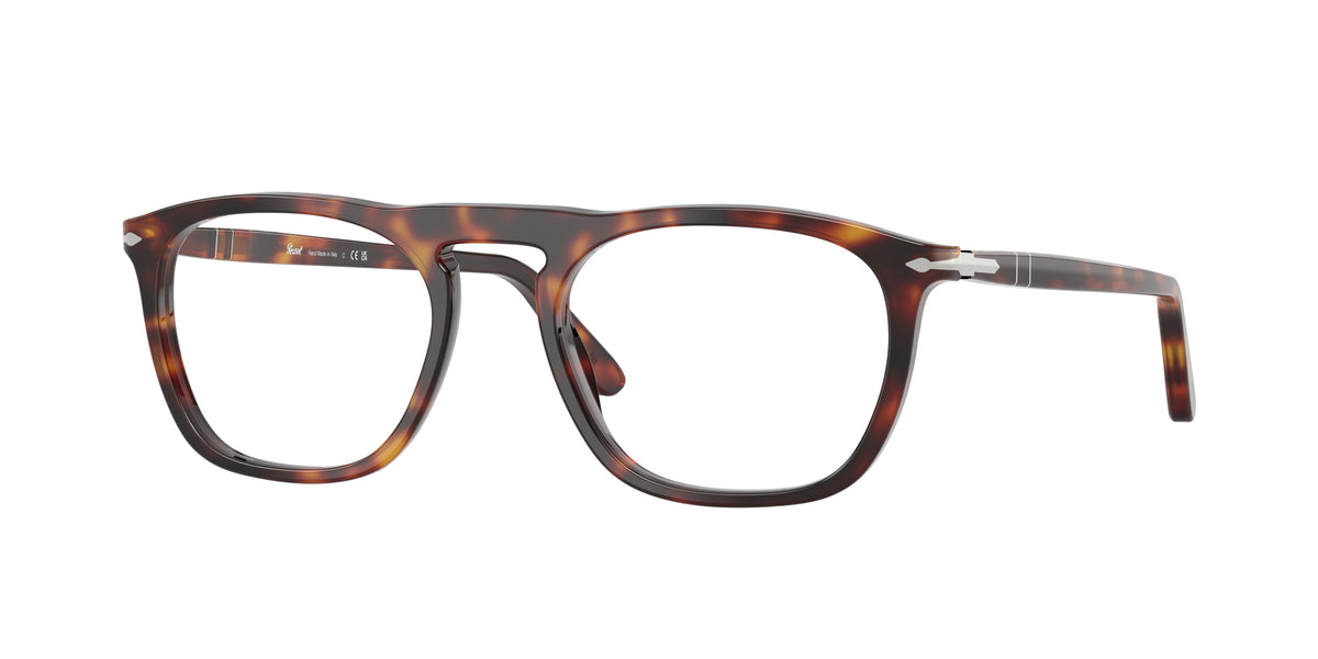 PERSOL 0PO3391V HAVANA square glasses by PERSOL