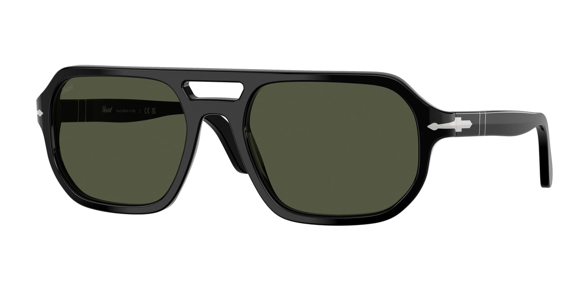 PERSOL 0PO3393S BLACK pillow sunglasses by PERSOL
