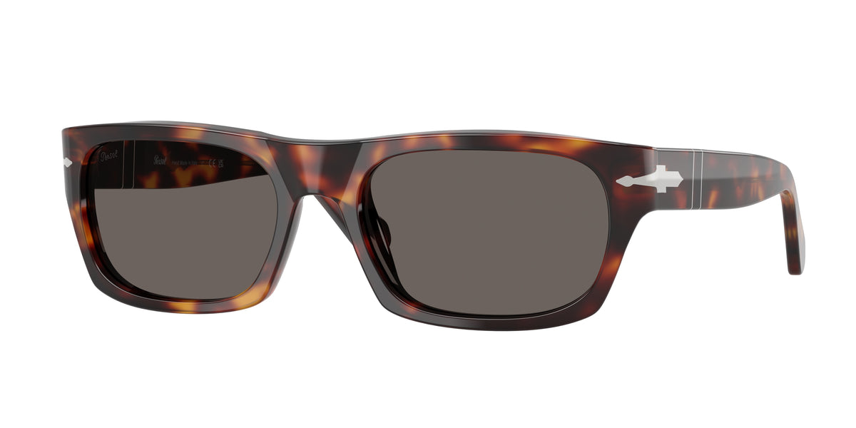 PERSOL 0PO3398S HAVANA rectangle sunglasses by PERSOL