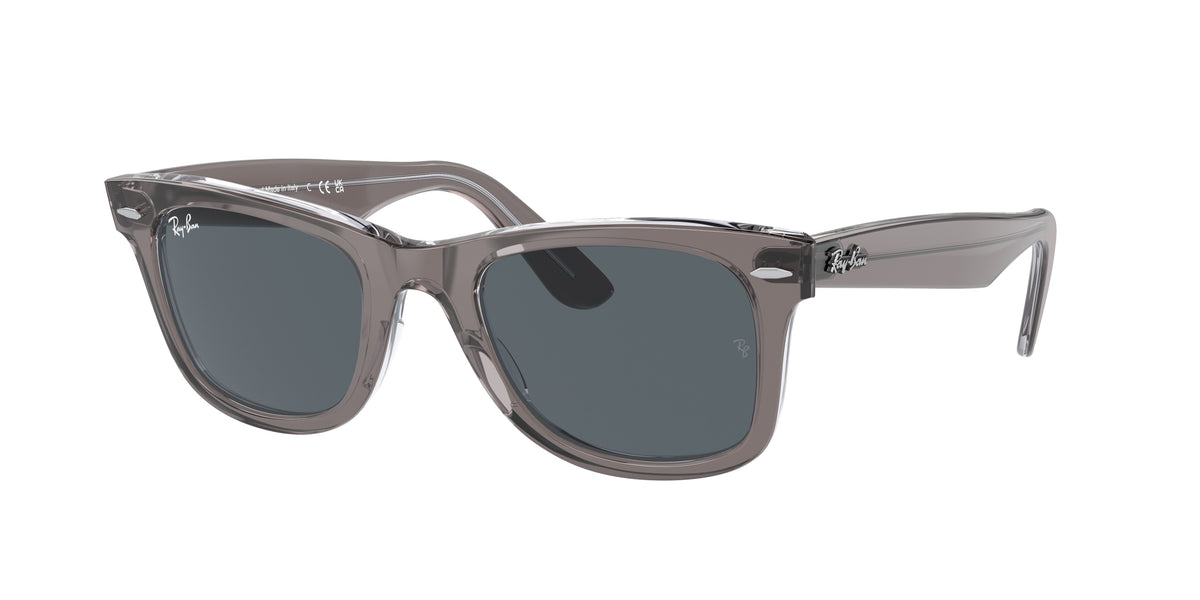 RAY-BAN 0RB2140 GREY ON TRANSPARENT square sunglasses by RAY-BAN
