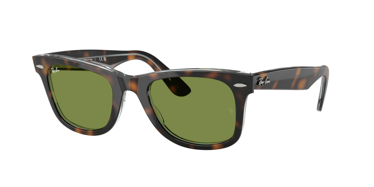 RAY-BAN 0RB2140 DARK HAVANA ON MULTICOLOUR square sunglasses by RAY-BAN