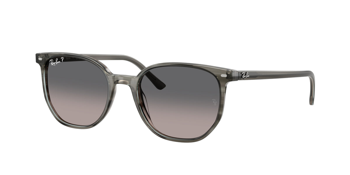 RAY-BAN 0RB2197 STRIPED GREY square sunglasses by RAY-BAN