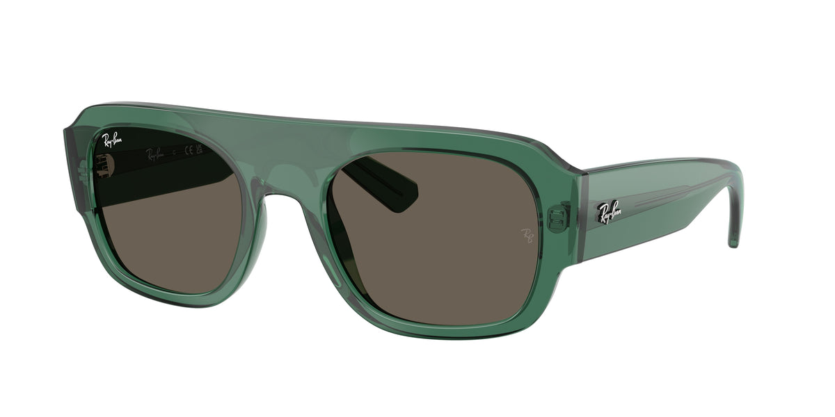 RAY-BAN 0RB2218 TRANSPARENT GREEN irregular sunglasses by RAY-BAN