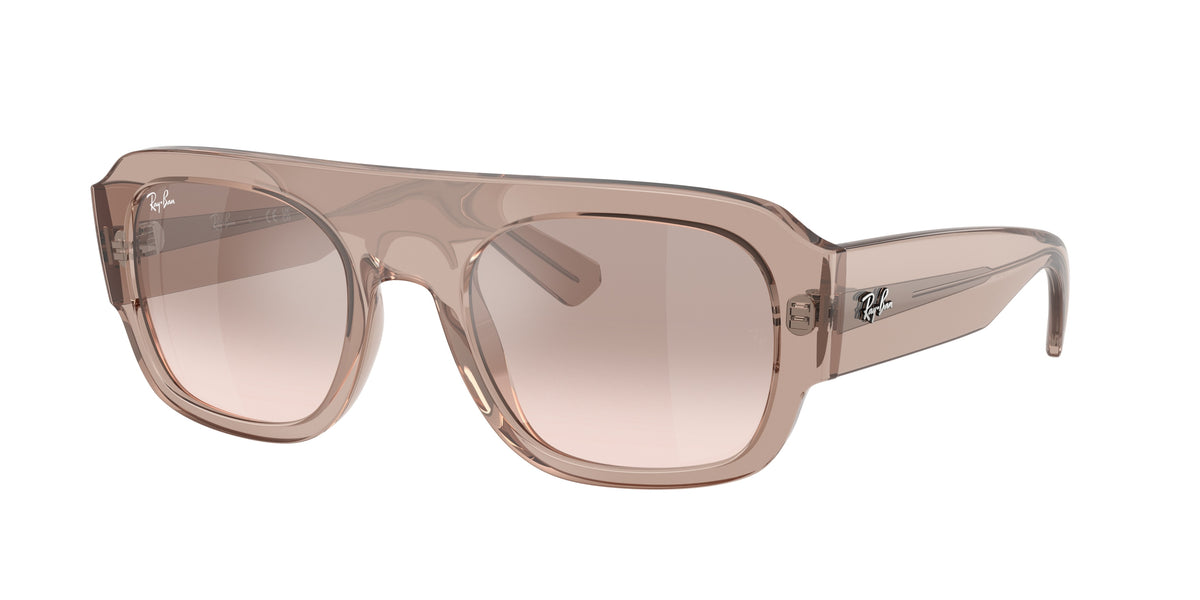RAY-BAN 0RB2218 TRANSPARENT LIGHT BROWN irregular sunglasses by RAY-BAN