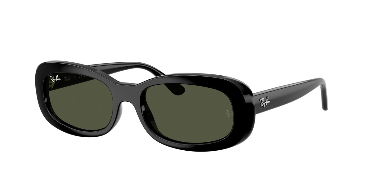 RAY-BAN 0RB2221 BLACK oval sunglasses by RAY-BAN
