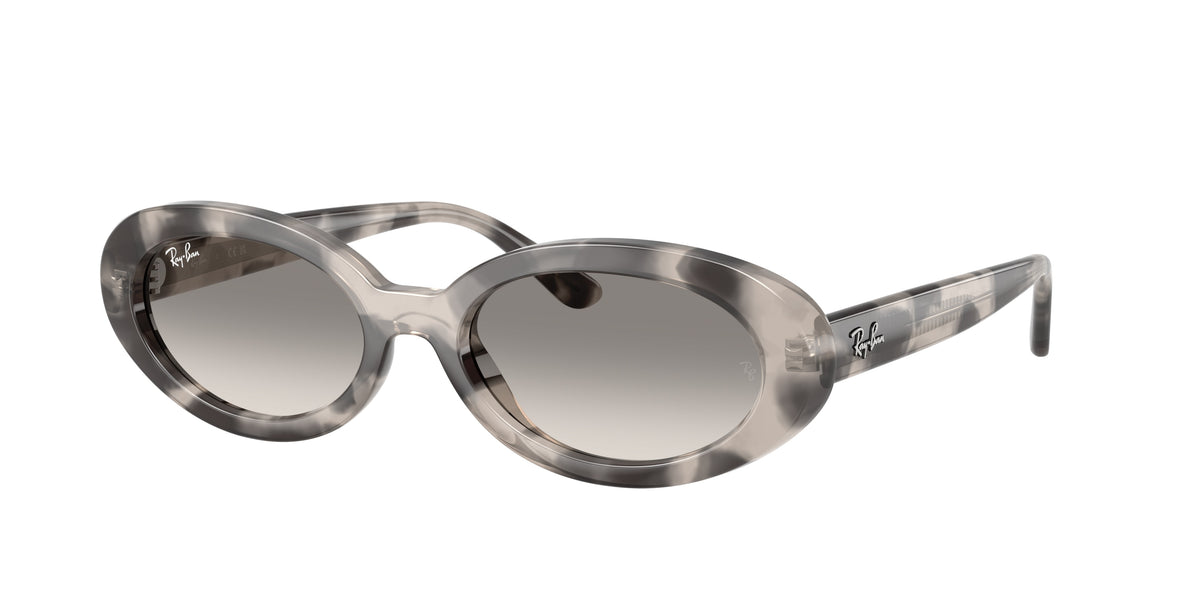 RAY-BAN 0RB2223 OPAL GREY HAVANA oval sunglasses by RAY-BAN